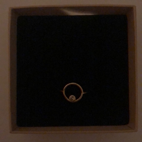 Stone & Strand open circle ting with diamond (0.05ct) - Picture 3 of 8